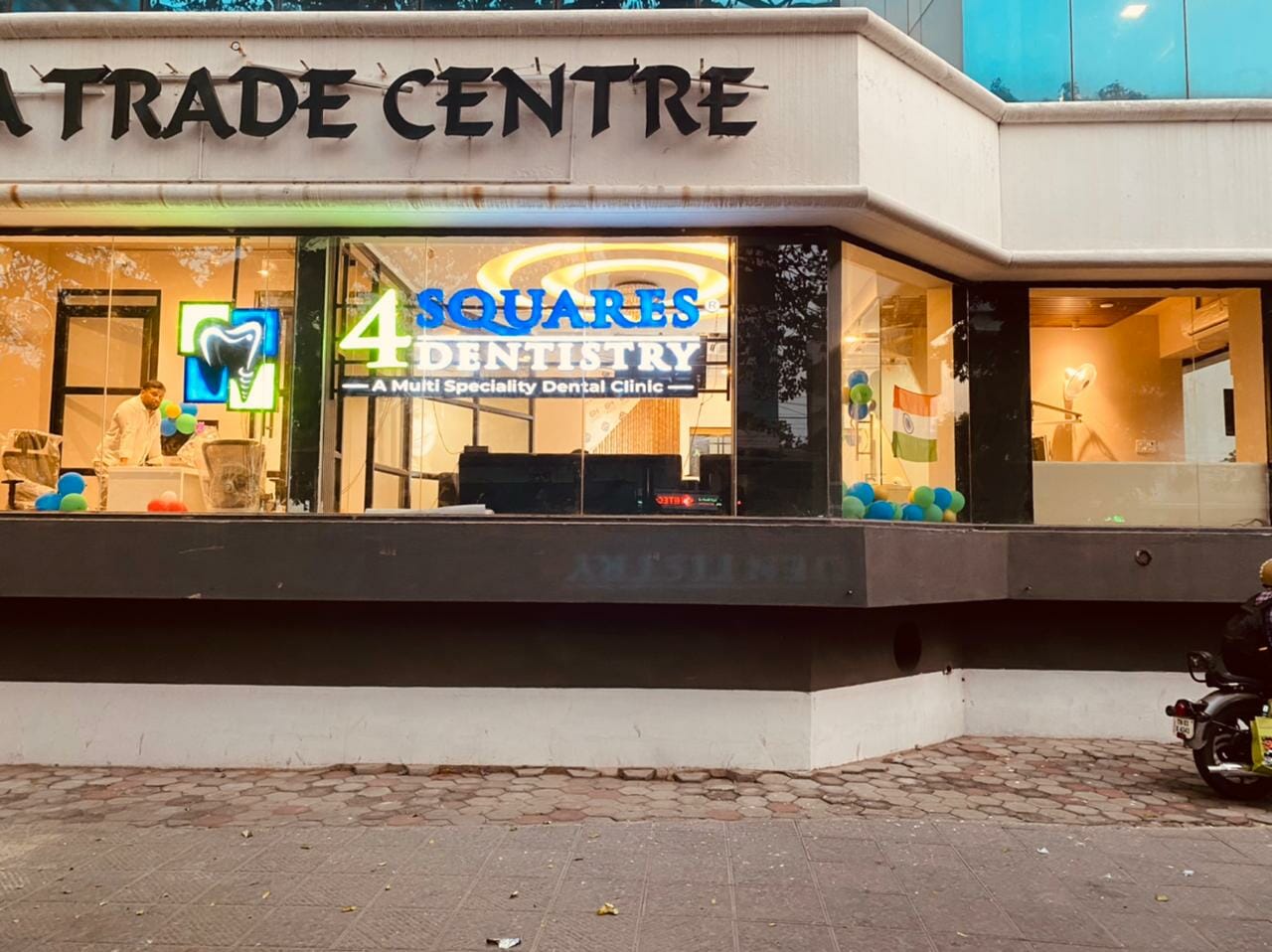 Front view of 4 Squares Dentistry Egmore Branch